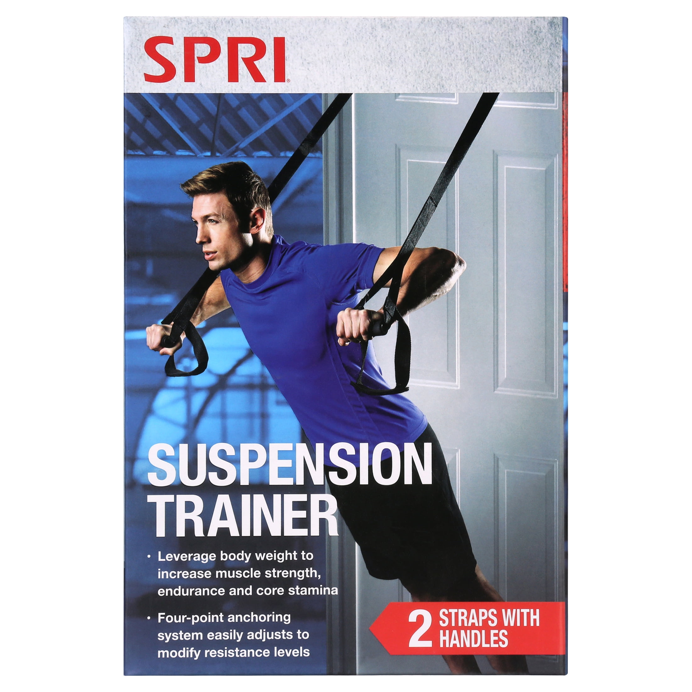 Details about   SPRI Gravity Suspension Weight Trainer Black Door System Home Workout Exercise 