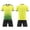 Yellow, variant on AWZXDE Boys Girls Children Football Sports Basketball Tracksuit Shorts T Shirt Sportswear Outdoor Activewear Set Blue,7-8 Years