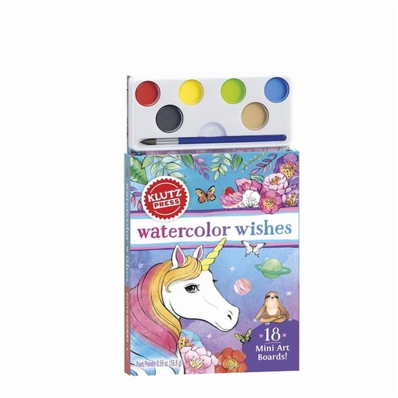 Watercolor Wishes Postcard Kit, (Paperback)