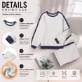 thumbnail image 4 of SHEWIN Sweatsuits for Women 2 Piece Outfits Sets Fleece Lined Jogger Sets Sweat Shirts and Sweat Pants Tracksuit Set with Pockets light Gray L, 4 of 8