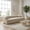 Camel, variant on 98.4" Modern Corduroy Cloud Couch - 3-Seater Sofa, No Assembly Required, Bubble Channel Tufted
