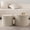 Beige+Cream, variant on Durable Round Coffee Table | Prevents Scratches with Foot Pads | Enjoy Non - slip Stability