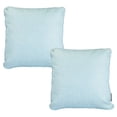 thumbnail image 1 of Cojin Decorativo Cuadrado grande Set de 2 Tred Turquesa, 1 of 4
