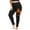 Black, variant on IDALL Leggings for Women, Plus Size Pants, Fleece Lined Winter Leggings High Waisted Thermal Warm Pants With Pockets, Yoga Pants Women, Hiking Pants Women 1Pc Pants Black 4Xl
