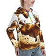 thumbnail image 6 of Haiem Autumn Raccoon In Forest for Men's Fashion Hoodies & Sweatshirts with Kangaroo Pocket,Hooded Sweatshirt with Eye-catching Drawstrings-Medium, 6 of 7