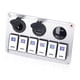 thumbnail image 5 of Panel De Interruptor Basculante, Panel De Interruptor Impermeable Para Coche, Luz De Fondo Azul, Voltímetro Digital ON OFF DC12V O DC24V Para RV, 5 of 7