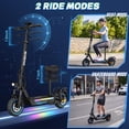thumbnail image 2 of 1200W Electric Scooter for Adults with Seat, 31MPH & 34 Miles Range, 10" Off-Road All Terrain Tires & Dual Suspension Heavy Duty Foldable E-Scooter, UL2272, 2 of 9