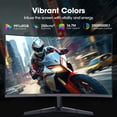 thumbnail image 4 of KOORUI Curved 27 Inch Gaming Monitor, Full HD 1080p R1500 180Hz VA Computer Monitor, 99% sRGB, Built-in Adaptive Sync, 1 x Display Port 1.2 & 2 x HDMI 2.0, Eye Care, VESA Compatible, Black 27E6CA, 4 of 5