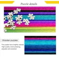 thumbnail image 2 of FREEAMG Mexican Stripe Print Puzzle 1000 Pieces - Wooden Jigsaw Puzzles for Family Games - Suitable for Teenagers and Adults, 2 of 7