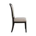 thumbnail image 5 of Americana Farmhouse Upholstered Tufted Back Side Chair - Black - Set of 2, 5 of 13
