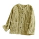 thumbnail image 1 of Ailaofu Women's Flannel Shirt Button Down Long Sleeve Shacket Loose Fit Casual Jacket, 1 of 2
