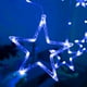 thumbnail image 2 of Luces LED de Estrellas para Decoración de Cortinas, Bodas y Navidad, Con 300 Luces en Forma de Estrella, Controlador de 8 Modos, Azul, 220V, Impermeable, 2 of 6