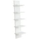 thumbnail image 4 of Organizador de pared de 5 niveles de madera, fácil de instalar, para espacios pequeños y multiusos. Blanco, 4 of 8
