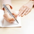 thumbnail image 5 of Retractable Erasable Gel Pen, 0.5mm Smooth Writing for Planner, Note Taking Marker – 1 Piece, Silver, 5 of 5