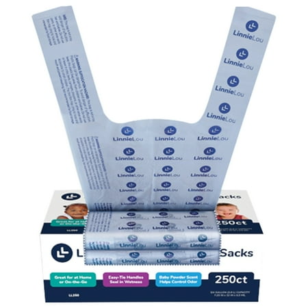 Linnielou LL250 Disposable Diaper Sacks (250 Count)