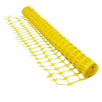 Boen 4' x 100' Yellow Safety Snow Fence - O-Ring