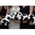 thumbnail image 5 of Zukuco 12Pcs Black Rose Artificial Flower, Realistic Single Stem Fake Silk Rose Bouquet for Wedding Party Home Centerpiece Hotel Office Decor, 5 of 5