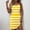 2Multicolor, variant on Women's Sleeveless Print Scoop Neck Bodycon Mini Dress, Casual Summer Form-Fitting Short Dress