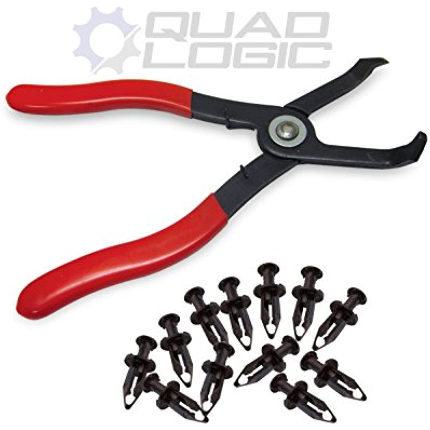 Polaris ATV UTV Plastic Body Rivet Pliers Tool and Rivets (SET OF 12