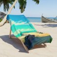 thumbnail image 2 of Beach Towel Beach Green 2, 2 of 3