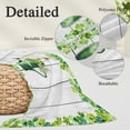 thumbnail image 2 of St. Patrick's Day Pillow Covers, Linen Long Throw Pillow Case, Green Lucky Shamrock Watering Can Wood Gray Holiday Pillow Protector Decorative Cushion Cover for Living Room/Bedroom 20" x 30", 2 of 8