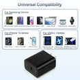 thumbnail image 6 of 3 Pack Hootek USB C Charger Block Fast Charging Adapter 20W Wall Charger Quick Charger Brick USB Charger Block Fast Charger Plug Phone Charger Compatible with iPhone 15 Sumsung Galaxy, Android,Black, 6 of 7