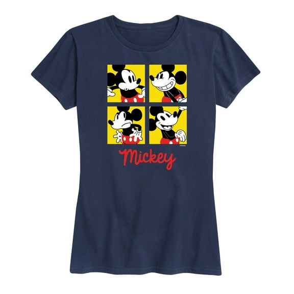 Mickey & Friends - Mickey Grid - Women's Short Sleeve Graphic T-Shirt