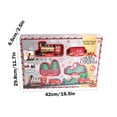 thumbnail image 3 of Cameland Christmas Electric Train Children's Toy Mini Simulation Train Toy Gift Retro Lighting Music Assembly Electric Rail Car Toy, 3 of 8