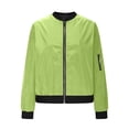 thumbnail image 4 of Admvng Rain Jacket Women Solid Color Waterproof and Windproof Lightweight Lined Jacket Jacket, Size S-2XL, 4 of 7