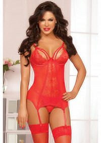 Double Dare Merrywidow Set, Open Back Lingerie