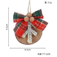 thumbnail image 5 of Colgante de madera con forma de árbol de Navidad, creativo, hecho a mano, de cáñamo, para puerta, decoración navideña, accesorios para el hogar, 5 of 5