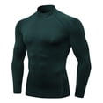 thumbnail image 5 of SUYIDA Men's Ice Silk Mesh Zip Top, Long Sleeve Breathable Athletic Tee, Quick Dry Comfortable Fit Shirt, 5 of 5