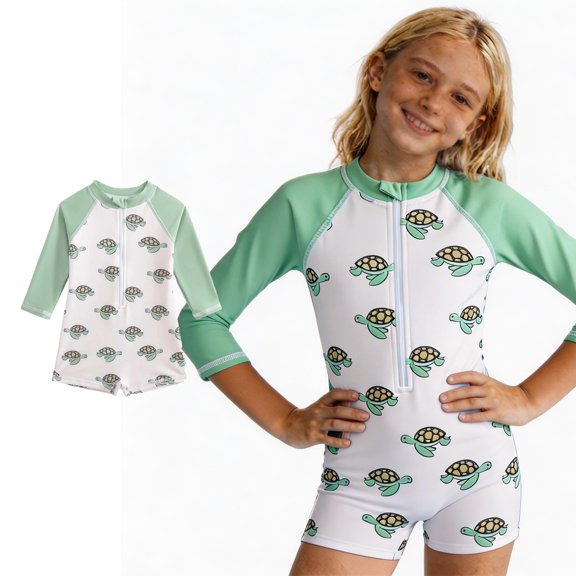 Girls Swim Suit Toddler One Piece Swimsuits Kids Bathing Suits for Teenagers 2-3 Years