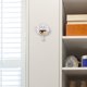 thumbnail image 4 of Timbre de puerta de latón con gancho, colgante decorativo de viento, decoración para puerta de entrada, blanco, 4 of 6
