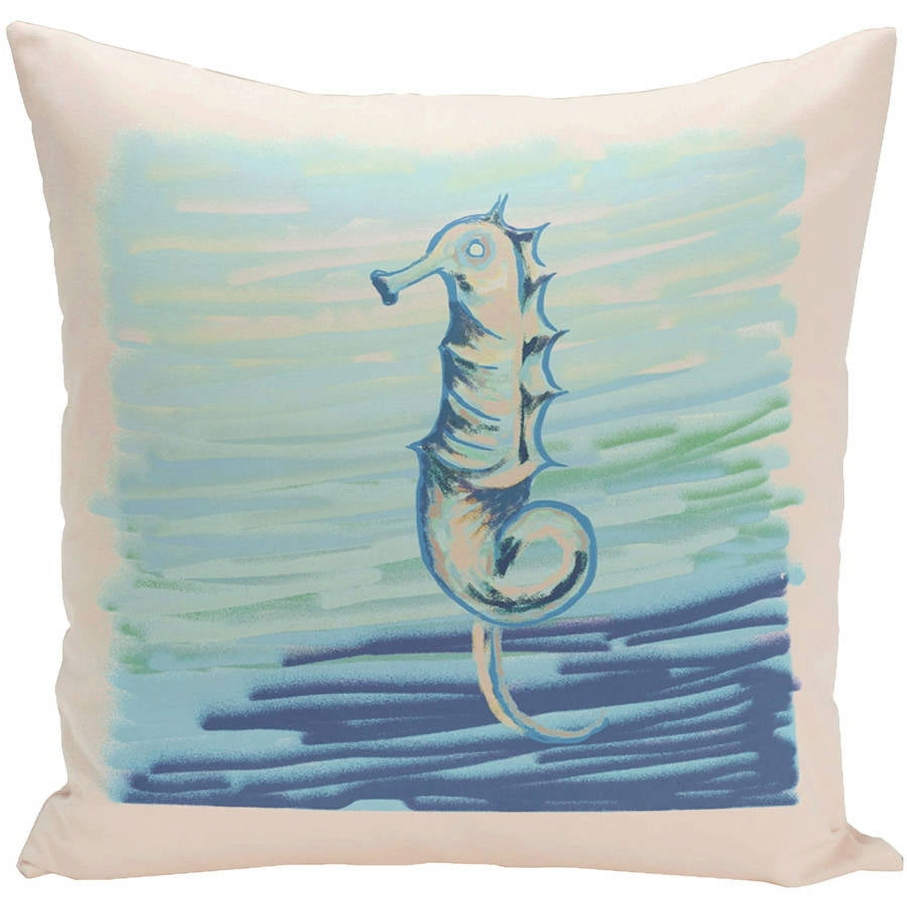 Simply Daisy 16" x 16" Polyester Decorative Outdoor Pillow, Gray (1 count)