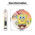 thumbnail image 3 of Pofeuu SpongeBob SquarePants for Portable Pocket Makeup Mirror PU Cover Compact Travel Mirror with Normal and Magnifying Double Sided Glass-Round Shape-Round Shape, 3 of 9