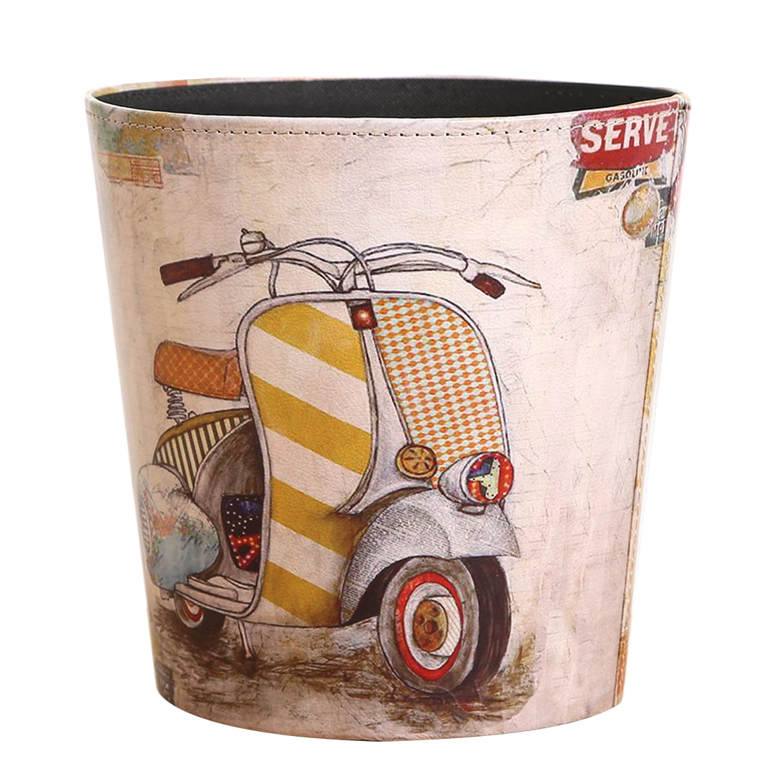 10L 26*26*26CM British Style Waste Bin Uncovered Trash Can Wastebasket