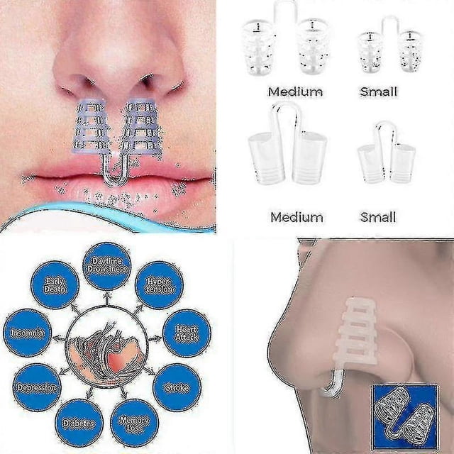 4 piezas de pinzas nasales para evitar los ronquidos, minidilatador nasal transparente, ayuda para dormir