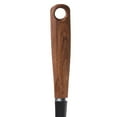 thumbnail image 2 of Imusa Solid Spoon Nylon with Woodlook Handle Black, 2 Pack, 2 of 10