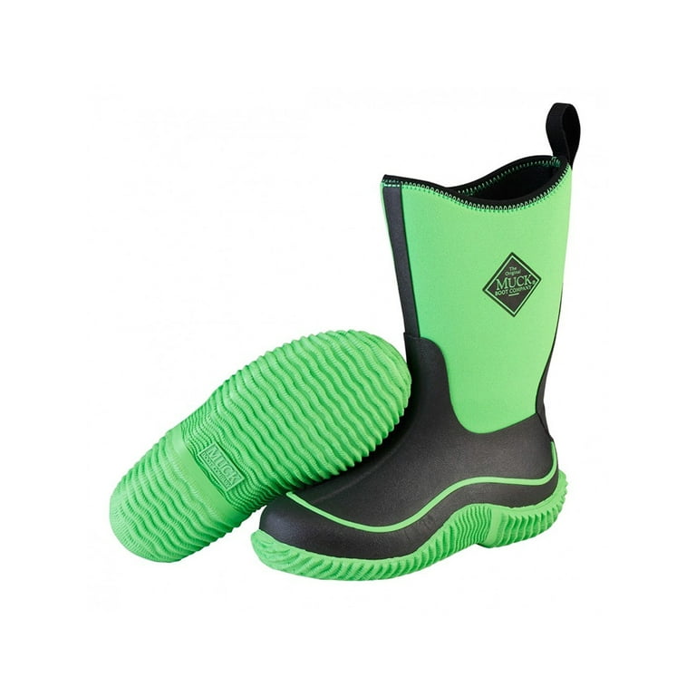 Muck Boot Kid s Hale Waterproof Boots Green Neoprene Rubber Mesh 10 Toddler M Walmart