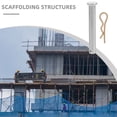 thumbnail image 3 of Miangastore 20 Sets Of Scaffolding Pin Supplies Metal Scaffolding Coupling Pin With Clips Scaffolding Locking Pin Clip Scaffolding Accessories Scaffolding Equipment, 3 of 8
