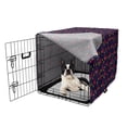 thumbnail image 5 of Abstract Art Dog Crate Cover, Illustration of Cardinal Birds on Garland Wire Celebration Freedom Wings, Easy to Use Pet Kennel Cover Small Dogs Puppies Kittens, 7 Sizes, Indigo Vermilion, by Ambesonne, 5 of 6