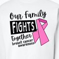 thumbnail image 3 of Inktastic Our Family Fights Together Breast Cancer Awareness Adult Sweatshirt, 3 of 4