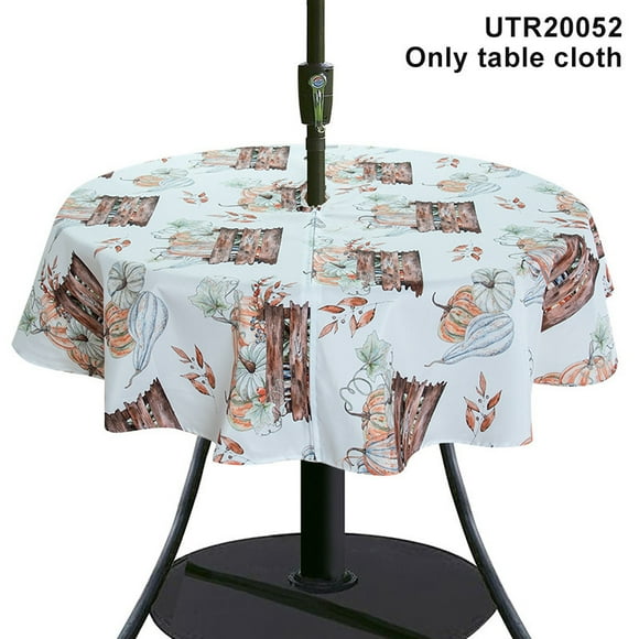 Round Tablecloth Umbrella Hole