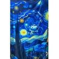 thumbnail image 1 of Exclusiva! Cobija Frazada Ultra Suave Snoopy Van Gogh, 1 of 1