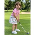 thumbnail image 6 of BemeyourBBs Toddler Baby Girl Golf Outfit Infant Baby Girls Summer Clothes Collared Short Sleeve Button Down Shirt and A-line Skirt Set Toddler Girls 2 Piece Summer Outfit, 6 of 9