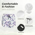 thumbnail image 4 of Daiia Lavender Flowers Pattern Women's 2 in 1 Running Shorts - Lightweight Athletic Workout Gym Yoga Shorts Liner with Phone Pockets-Medium, 4 of 7