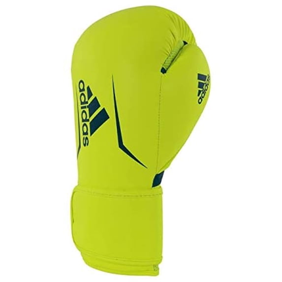 Adidas Speed 100 Boxing, Kickboxing Gloves,MMA, for Women & Men, for Kick Boxing, Training, 16oz , Solar Yellow , Blue