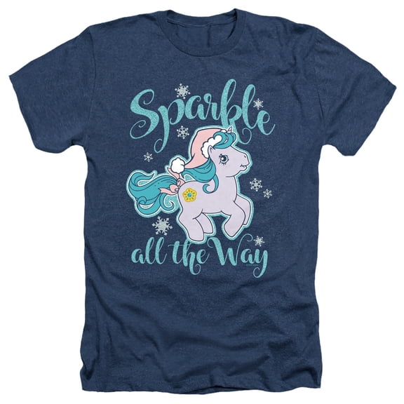 My Little Pony Retro - Sparkle All The Way - Heather Short Sleeve Shirt - Medium