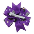 thumbnail image 5 of Unique Bargains 1 Pc Duckbill Clip Halloween Cute Bow Hair Clip for Women Purple, 5 of 5